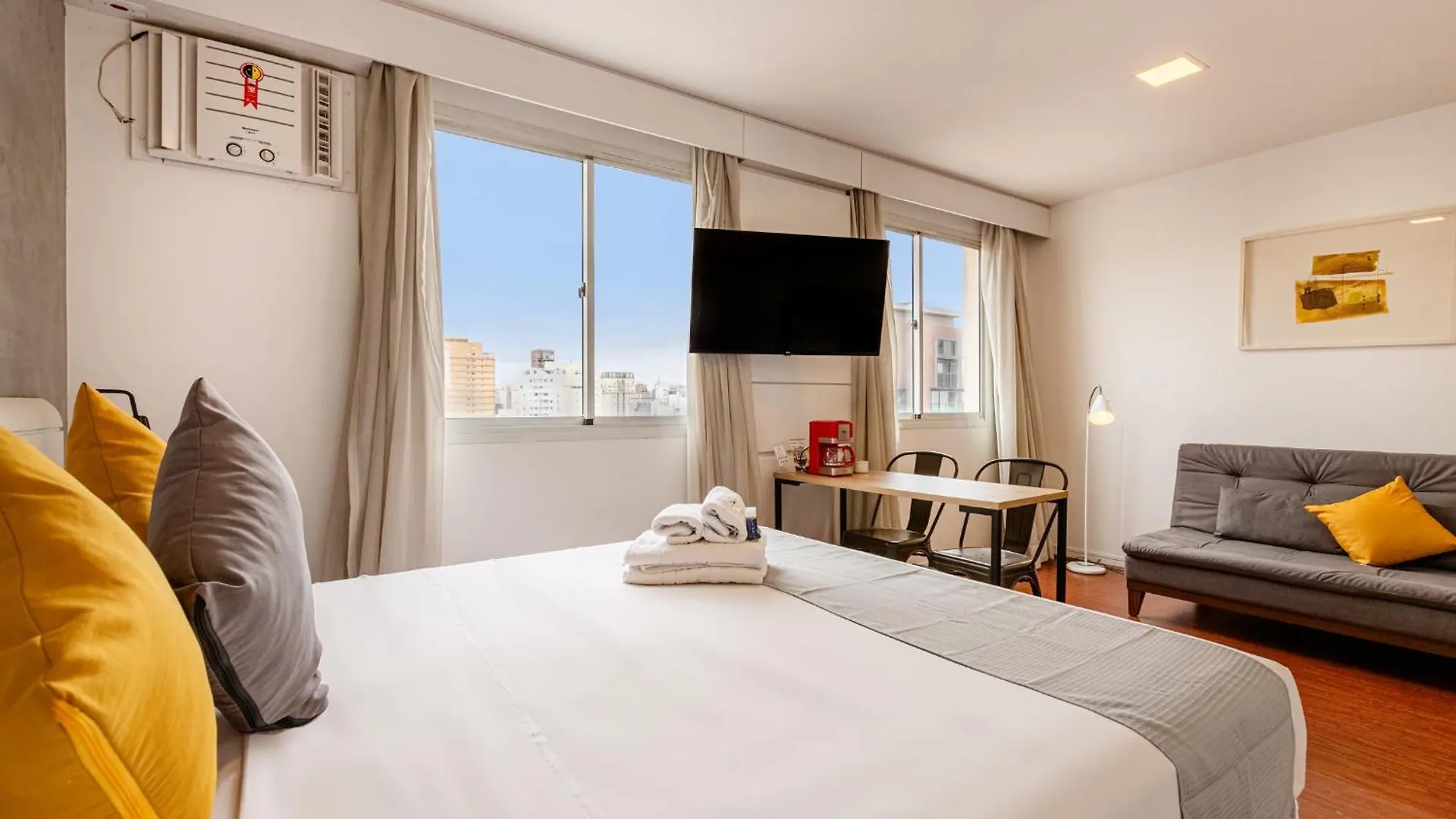 Easy Star - Flat Na Vila Olimpia Aconchegante E Iluminado - Mh02H Sao Paulo Apartment